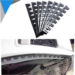 NBWIYQP Bumper Scrape Guard Skid Plate Bumper Protection Compatible with Lowered Cars SUV DIY Bumper Protector kit Provides Chassis Protection,8 Pack,Black