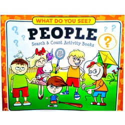 Landoll What Do You See? People Search & Count Activity Paperback Book