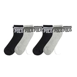 POLO RALPH LAUREN Men's Athletic Performance Cotton Ankle Socks-6 Pair Pack-Moisture Wicking Mesh