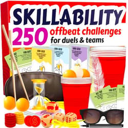 QUOKKA Party Games for Adults and Family - 250 Challenges I Fun Group or Family Activity with Teens, Kids, Friends - Great for Birthdays, Play Nights, Team Building Game for Work I 2-14 Playеrs