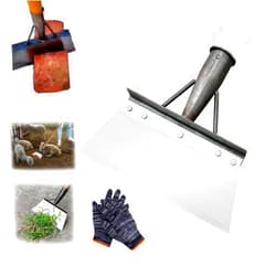 MGSTN Stainless Steel Cleaning Shovel for Weeds and Moss, Multifunctional Cleaning Shovel, 8-12