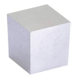 Unique Metals Plain Tungsten Cube Density Cubes High Density Element Cube for Element Collections Lab Experiment Material Heavy Small Objects Experience(Tungsten,1 Inch)