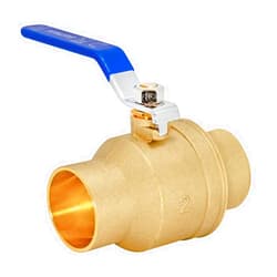 Eastman 2 Inch Sweat Heavy Duty Full Port Ball Valve, Brass Plumbing Fitting, 20071LF