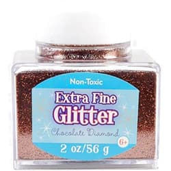 Sulyn 2oz. Glitter Stacker Jar - Chocolate Diamond