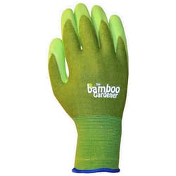 Bellingham Glove Bellingham C5301M The Bamboo Gardener Work Gloves, Made of Sustainable Bamboo Rayon Fiber, Durable Natural Rubber Palm and Fingers, Medium, Green