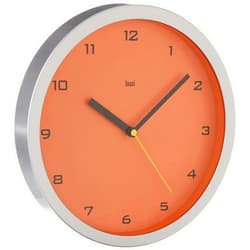 Bai 834.GT Designer Wall Clock, Gotham Tangerine, 10