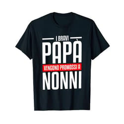 Regalo di annuncio gravidanza per un futuro nonno Mens Man Pregnancy Announcement Gift For Dad Future Grandpa T-Shirt