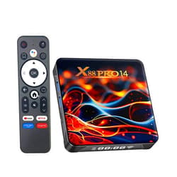 GREALT Android TV Box, 2025 Upgraded Android Box 14.0 2GB RAM 16GB ROM Support Dual-WiFi 2.4G/5G WIFI6 3D HDR10+ BT5.0 Smart TV Box with Voice Remote Control