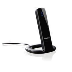 Belkin F5D8055 Wireless N+300Mbps USB Adapter (Black)