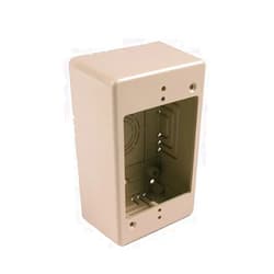 Hellermann Tyton TSRPW-JB2 Single gang junction box - 2 deep - White by Hellermann Tyton