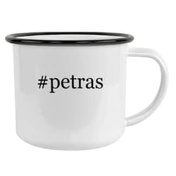 Molandra Products #petras - 12oz Hashtag Camping Mug Stainless Steel, Black