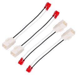 Danbojit 4 Pack 72-6514 Speaker Wire Harness Adapter Plug Compatible with Jeep Wrangler Chrysler Town & Country Speaker Harness Adapter Dodge Dakota Front Rear Door Speaker Wiring Harness Adapter