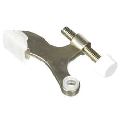 Delaney Hardware 402452- Half Leaf Hinge Pin Door Stop, Satin Nickel