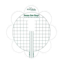 Riley Blake Designs Riley Blake Seams Sew Easy Seam Guides by Lori Holt of Bee in My Bonnet, Variety of Colors Including Denim, Jade, Sea Glass and Red. (SEA Glass)