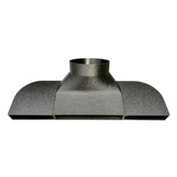 Leafgreen Solutions LLC Under Garage Door 2x4 Seal Exhaust Smoke Laser Duct Shroud 1.5in in Height KIT - Includes adapters for 4in, 5in, 5.9in & 6in Hoses.