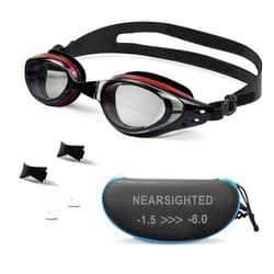 AIKOTOO Nearsighted Swim Goggles, Shortsighted Swimming Goggles