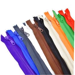 HDST-HOME 28 Inch 10Pcs #5 Separating Jacket Zippers for Sewing Coat Jacket Tape Zippers Bulk 10 Colors Mixed (28