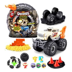 ZURU SMASHERS Smashers Monster Truck Surprise (Skull Truck) by ZURU Boys with 25 Surprises Collectible Monster Truck Surprise Smash Slime Sand Compounds Discovery