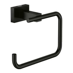 GROHE 405072431 Essentials Cube Toilet Paper Holder, Matte Black