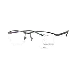 ProEyes Cedric, Big Men Progressive Blue Light Blocking Readers, 0 Strength on Top Lens, Lightweight