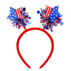 Totelux 4th of July Headband Heart American Flag Hair Bands Glitter Independent Day Patriotic Hair Accessories for Women Girls