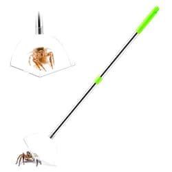 Saillong 1 Pack Large Spider Catcher with 31'' Long Handle, Contactless Spider Grabber Removes Release Spiders and Flies for Indoor Use, Bug Container for Safely Capturing Spiders