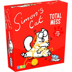 MDR Simon's Cat Total Mess Card Game for Families Speed Reflex Game Fast Paced Fun Travel Card Games Family Children Card Games for Game Nights Travel Games