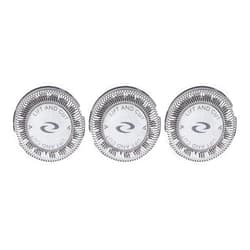 Dioche 3Pcs Electric Shaver Replacement Head Men's Shaving Heads Compatible Razor Shaver Trimmer Head Fit for Secies HQ3, HQ56, HQ55, HQ442, HQ300, HQ916