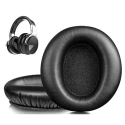 SOULWIT Professional Earpads Cushions Replacement for Cowin (Silensys) E7/E7 Pro Headphones (Do Not Fit SE7), Ear Pads with Soft Protein Leather, Noise Isolation Foam - Black