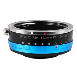 Fotodiox Pro IRIS Lens Mount Adapter Compatible with Canon EOS EF Full Frame Lenses to Micro Four Thirds Cameras