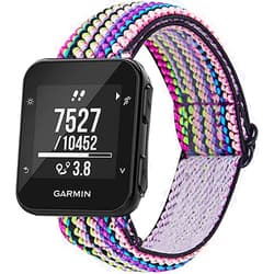 Capricoorn Band Compatible with Garmin Forerunner 35, Embroidery Stretchy Wristband Loop Adjustable Strap for Forerunner 35/30