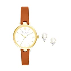 Kate Spade New York Holland or Lily Avenue Women's Watch with Stainless Steel Bracelet or Leather Band