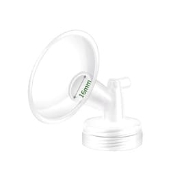 Begical 1pc 16mm Flange Compatible with Spectra/Motif Luna/Amada MYA Breastpumps Replacement to Pump Parts/Flanges/Shields. Compatible with Spectra S1 S2 9 Plus Parts/Accessories Clear