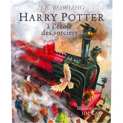 J. K. Rowling,Jean-Francois Ménard,Jim Kay (Illustrations),Gallimard Harry Potter à l'école des sorciers - Beau-livre collector - illustre - [ Illustrated ] (French Edition) - Collector's Edition