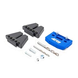 Kreg Dowel Jig Kit - Doweling Guide Kit with Removable Drill Guides - No-Measure Doweling Jig for Benchtop and Workshop Projects - Cabinet Joint Alignment Tool - KHJD345