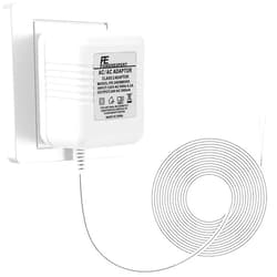 JDMYCYCQXF Doorbell Transformer, 24V Power Supply for Doorbell, C Wire Power Adapter for Smart Thermostat, Compatible with Honeywell Nest Hello Emerson Ecobee Wyze Ring Eufy Sensi