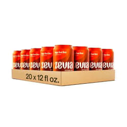 Zevia Zero Calorie Soda, Ginger Root Beer, 12 Ounce Cans (Pack of 20)