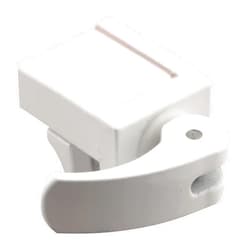 Prime-Line U 9809 Sliding Window Lock for Vinyl Windows – Easy Installation to Keep Windows Securely Closed – Diecast Construction, White (Pack of 1)