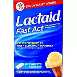 Lactaid-Fast Act Lactase Enzyme Supplement, 96 Caplets