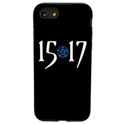 -Lutheran Symbol Christian Cross- iPhone SE (2020) / 7 / 8 500 Years Of Reformation - Martin Luther Rose 1517- Lutheran Case