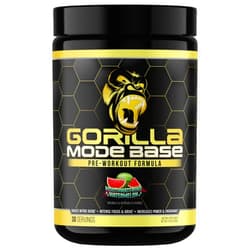 Gorilla Mind Gorilla Mode Base Pre Workout - Raises Nitric Oxide · Intense Focus & Drive · Endurance · Power - L-Citrulline, L-Tyrosine, Betaine, Alpha-GPC, Caffeine, Huperzine A - 360 Grams (Watermelon)
