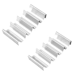 Uyauld Taco Holders 2 Pieces, Stainless Steel Taco Stand Burrito Rack Tray, U-Shape Shell Grill Food Holder for Holding 4 Tacos 6