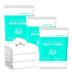 Cettkowns 18 Count Disposable Bath Towels, Camping Towel, Gym Towel, Barber Towel, Large Size 27.5
