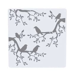 Kbatuo Tree Stencil Template Bird Wall Stencils Template Reusable Spray PaintStencils for Craft Painting on Wood Craft Canvas Walls Wood Furniture Decorations DIY Scrapbooking, kbatuo-001