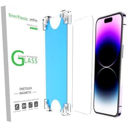amFilm 2 Pack Magnetic OneTouch 14 Pro 6.1