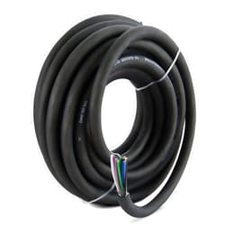 LEIGESAUDIO 20 Feet 9 Conductor Speaker Wire/Cable - 18 AWG 100% Pure OFC, Ultra-Flex and Easy Peel Jacket, Bare Copper with Color Coded Conductors