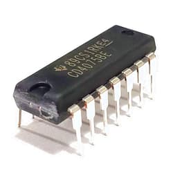 Juried Engineering CD4075BE CD4075B CD4075 4075 CMOS Triple 3-Input OR Gate Breadboard-Friendly IC DIP-14 (1 Piece)