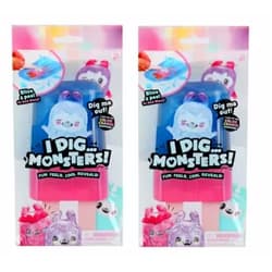 I Dig...Monsters I Dig…Monsters Popsicle Pack - 2 Pack Collectable ASMR Toy - Fun & Cute Stress Relief Toy - Styles May Vary, Multicolor (75549) Popsicle 2 Pack