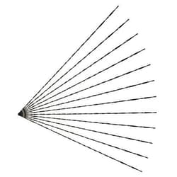 Murtenze 12PCS Spiral Scroll Saw Blades, Plain End Saw Blades Assortment for Wood Metal Cutting Sawing Carve (#6 Fine Wood Cutting)
