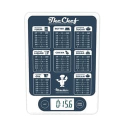 NUTRA TRACK The Chef, Food Digital Kitchen Scale, an American Co, You CAN FIND Cheaper BUT You Cant FIND Better, for Cooking Baking Meal Prep, Baking Conversion Table Grey and White